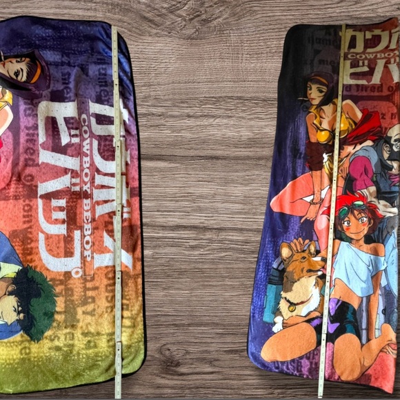 Cowboy Bebop Group CB Sessions Lightweight Ultra Soft Vibrant Throw 42”X60” EUC